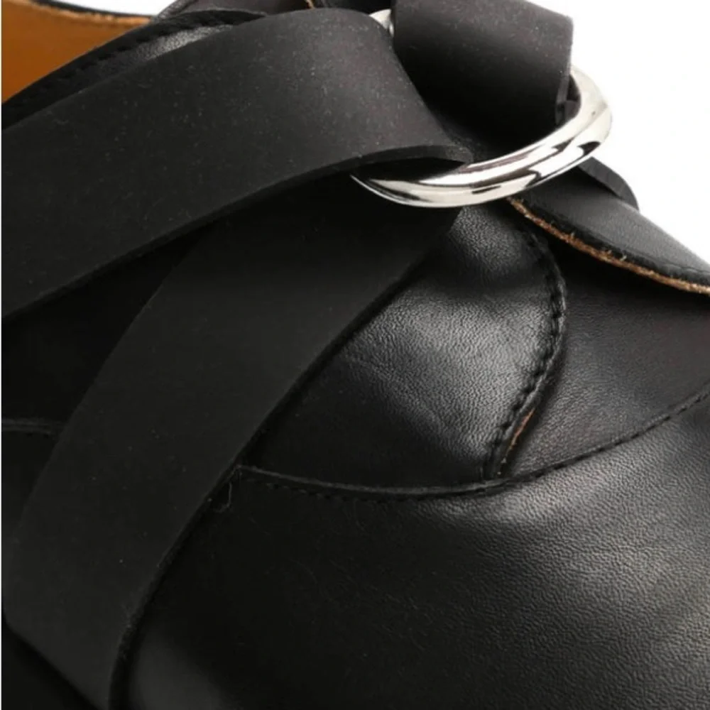 NWT MM6 Maison Margiela Elastic Strap Derby Oxfords - Size 40